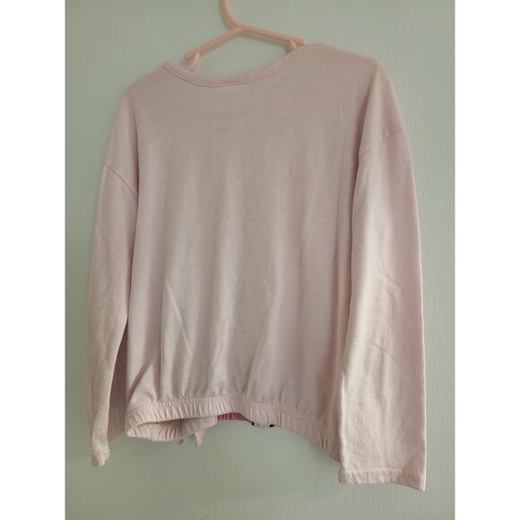 Hello Kitty Sequin Pink Long Sleeve Graphic Tee Girls Size 6 - Picture 3 of 4